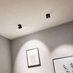 Paulmann Spircle LED-innfellingslampe matt svart