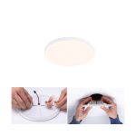 Paulmann Veluna Edge LED for innfelt IP44 3000K ⌀ 12 cm