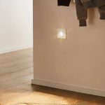 Paulmann Wall innfellingslampe sensor, hvit kantet