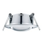 Rundt LED-downlight Rila, krom