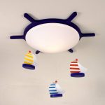 SEILBÅT taklampe med båtmotiv