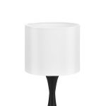 Sabia bordlampe, ⌀ 20 cm, hvit/sort