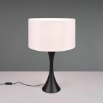 Sabia bordlampe, ⌀ 40 cm, hvit/sort