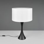 Sabia bordlampe, ⌀ 40 cm, hvit/sort