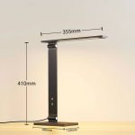 Salome - dimbar LED-skrivebordslampe, svart