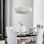 Slamp Clizia hengelampe, ⌀ 78 cm, hvit
