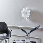 Slamp Clizia taklampe, ⌀ 32 cm, fumé