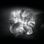 Slamp Fabula designertaklampe, stor
