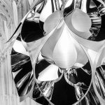 Slamp Flora - design-hengelampe, s⌀lv, 50 cm