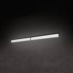 Slamp LED-hendellampe Modula Double, plissert, svart