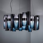 Slamp La Lollo L LED-hengelampe, ⌀80cm, gradient