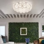Slamp La Vie L taklampe, bredde 71 cm, hvit
