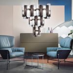 Slamp La XL LED-hengelampe, ⌀80cm, tinn-hvit