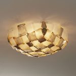 Slamp Mida taklampe, ⌀ 67 cm, gull/hvit