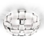 Slamp Mida taklampe, ⌀ 67 cm, platina/hvit