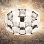 Slamp Mida taklampe, ⌀ 67 cm, platina/hvit