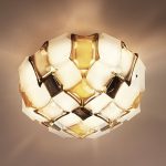 Slamp Mida taklampe, ⌀ 67 cm, rav/hvit
