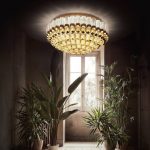 Slamp Odeon Ceiling taklampe, gull, ⌀ 102 cm