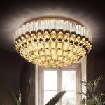 Slamp Odeon Ceiling taklampe, gull, ⌀ 102 cm