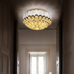 Slamp Odeon Ceiling taklampe, gull, ⌀ 65 cm