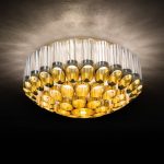 Slamp Odeon Ceiling taklampe, gull, ⌀ 65 cm