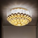 Slamp Odeon Ceiling taklampe, gull, ⌀ 65 cm