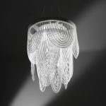Slamp Seremonis S hengelampe. ⌀ 55 cm, hvit