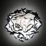 Slamp Veli - design-hengelampe, ⌀ 60 cm, antrasitt