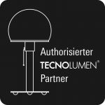 TECNOLUMEN Bulo - LED-bordlampe, lyseblå