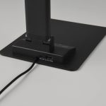 Travis LED-bordlampe, svart, CCT, dimbar, touch, USB