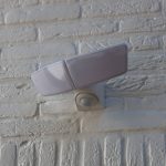 Utend⌀rs LED-vegglampe Artica hvit med sensor