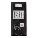 Utend⌀rs LED-vegglampe Asbol med sjablonger