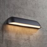 Utend⌀rs LED-vegglampe Front 36, svart