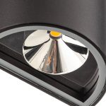 Utend⌀rs LED-vegglampe Rold, rund form