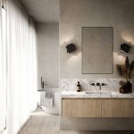 Utend⌀rs LED-vegglampe Turn, dimbar, svart