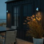 Utend⌀rs vegglampe Aleria, galvanisert stål