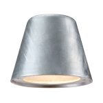 Utend⌀rs vegglampe Aleria, galvanisert stål
