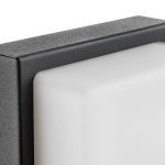 Utend⌀rs vegglampe Babett E27 m/sensor grafitt
