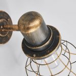 Utend⌀rs vegglampe Bird i antikk stil