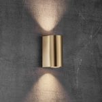 Utend⌀rs vegglampe Canto Maxi 2, messing