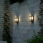 Utend⌀rs vegglampe Luchy, lykt, svart, metall, E27