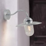 Utend⌀rs vegglampe Luxembourg galvanisert - IP54