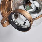 Utend⌀rs vegglampe Margerite med glasskule