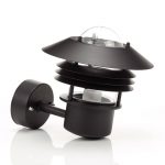 Vakker Vejers utend⌀rs vegglampe i svart