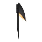 Valopin Seaside LED utend⌀rs vegglampe, svart