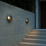 Valopin Seaside LED utend⌀rs vegglampe, svart