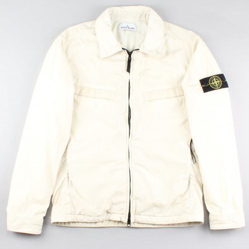 Stone Island Garment dyed creme jakke