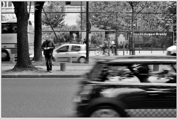 Paris, musée du quai Branly, boulevard Paris