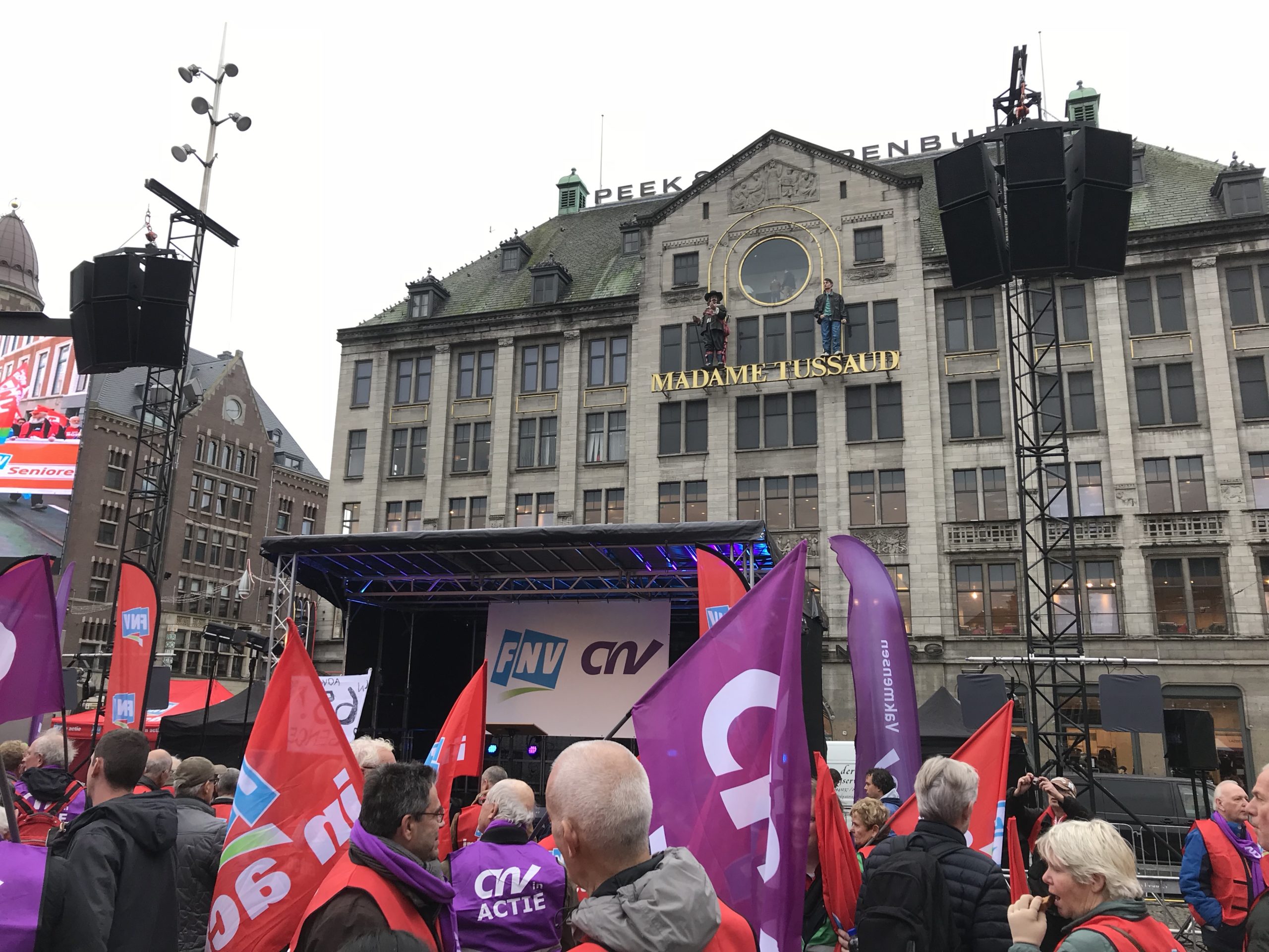 FNV demonstratie Dam