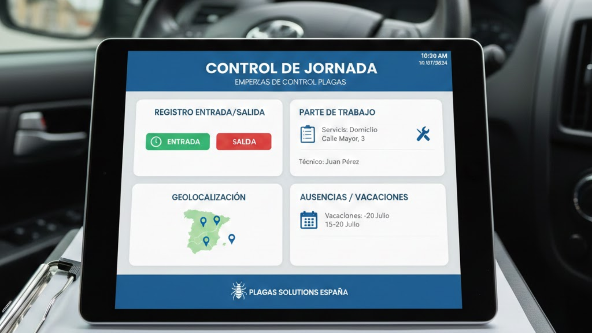 Control de Jornada para Empresas de Control de Plagas en España